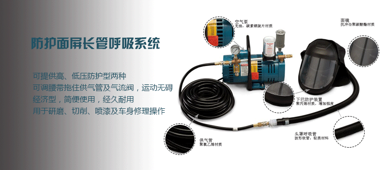 防護(hù)面屏呼吸系統(tǒng)